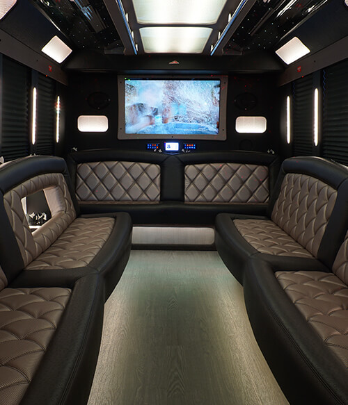 luxury party bus